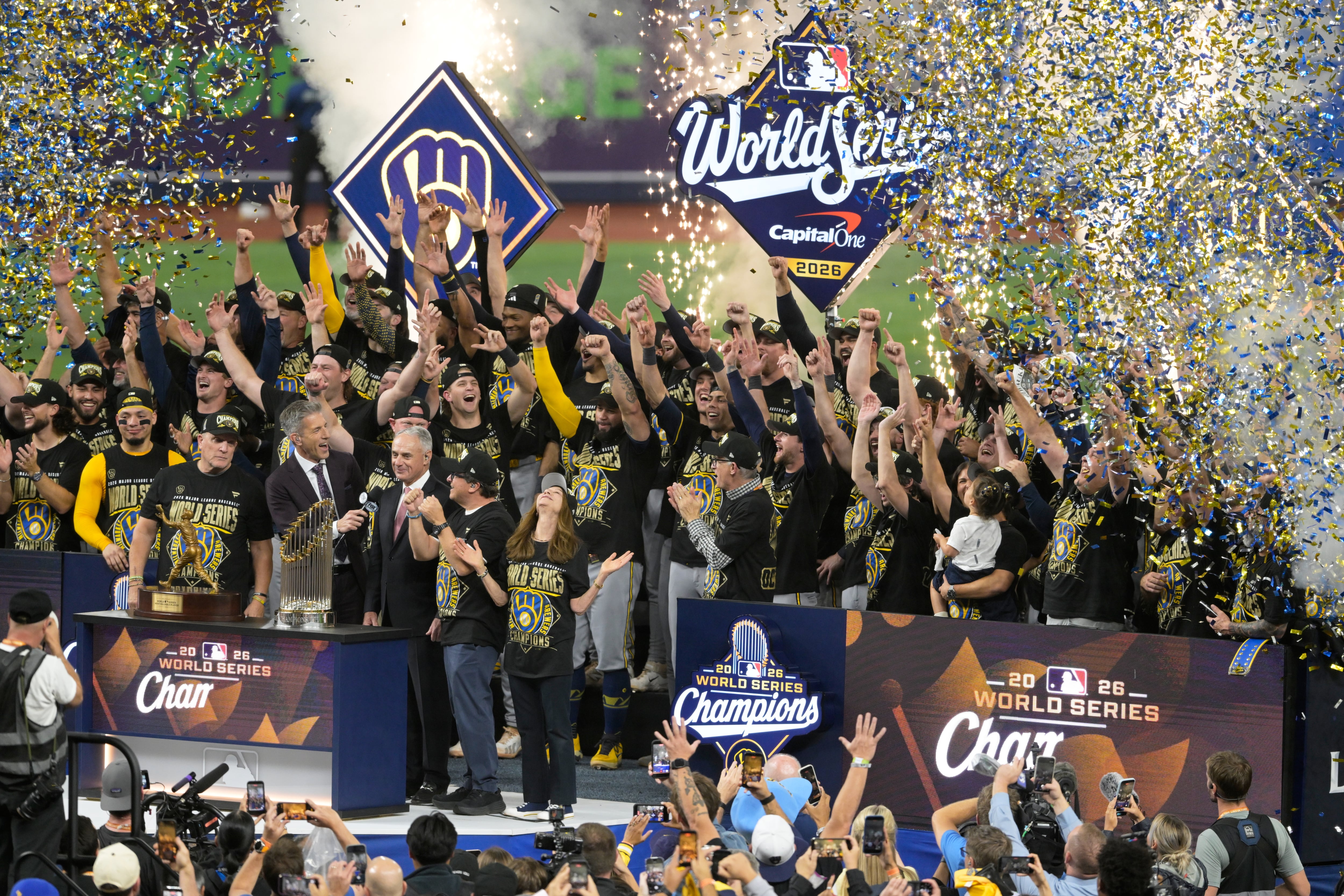 13 Former Shuckers Were Part of Brewers’ First World Series-Winning Roster