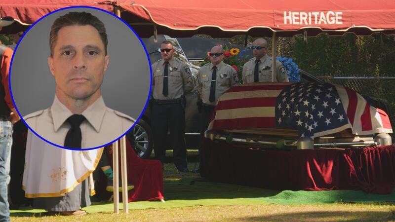 Deputy Joshua Brashears was laid to rest at Shiloh Cemetery in Vancleave.