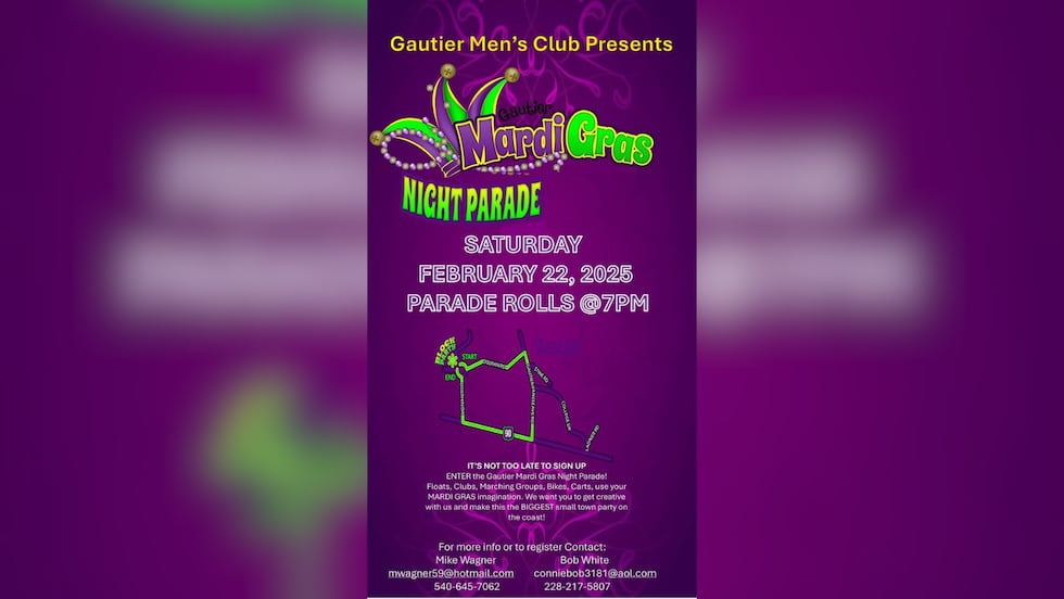 Gautier Men's Club Night Parade