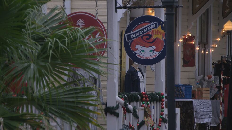 In Biloxi, downtown shops were turned into a festive space where people enjoyed the sip and...