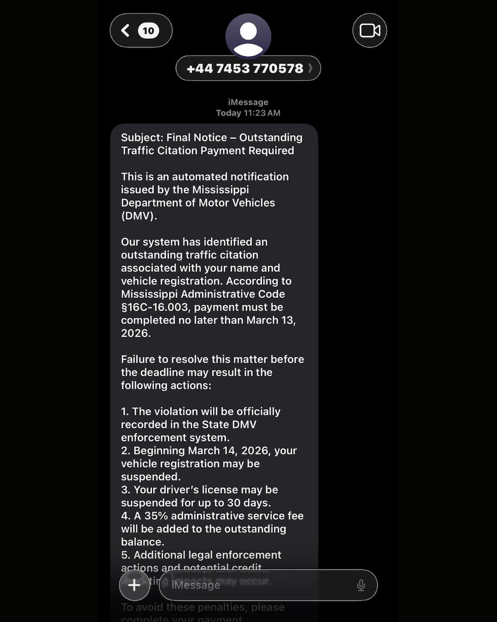 Dmv Fraud Alert SCAM ALERT: No, Mississippi doesn’t have a DMV. Yes, that text is a scam