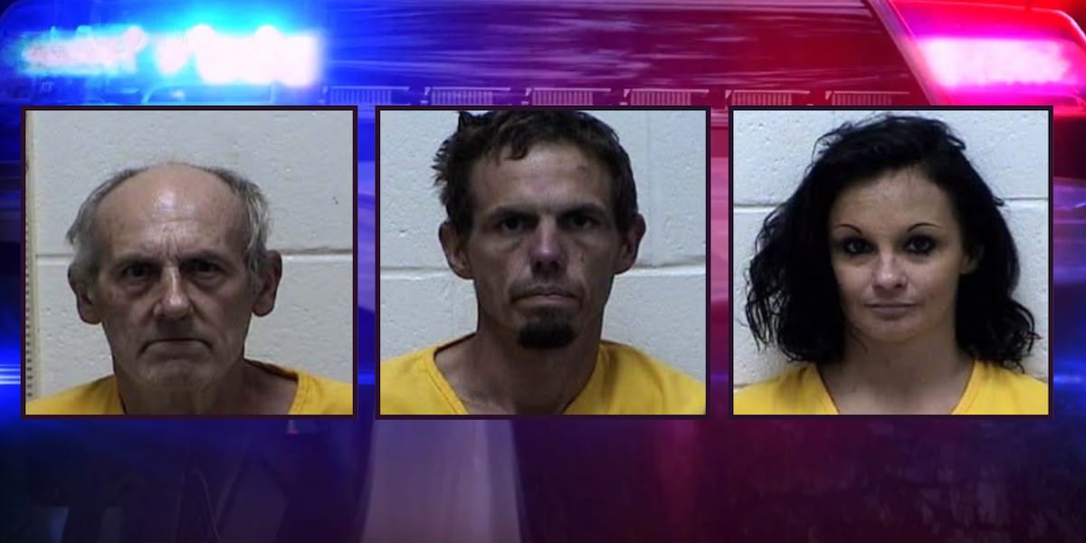 Gun, drug and evading charges pressed after 3 arrests at Picayune home