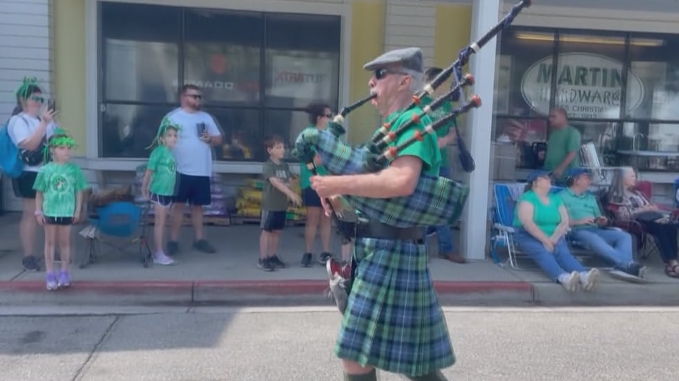 Participants of previous years Krewe of Blarney St. Patrick's Day Parade.