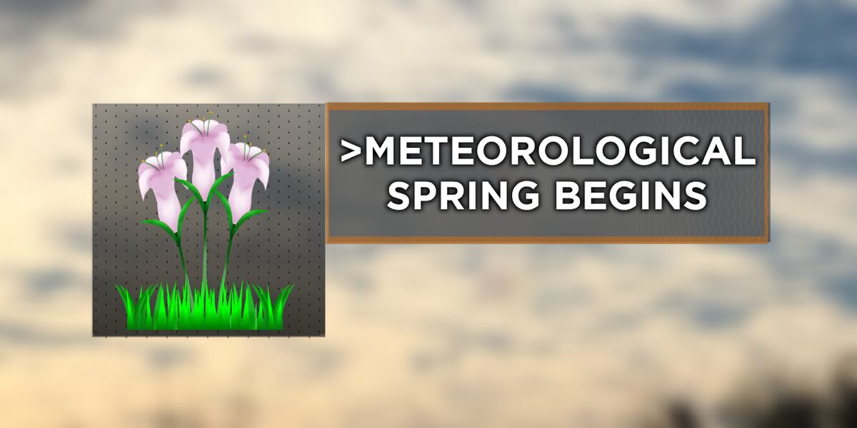 Meteoroloigcal Spring Meteorological spring begins-- but, what is it?