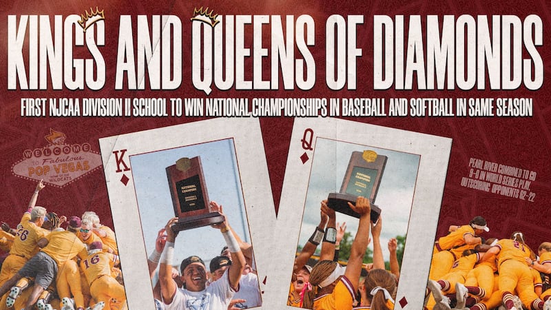 Wildcats become first Division II junior college to win both titles in same season