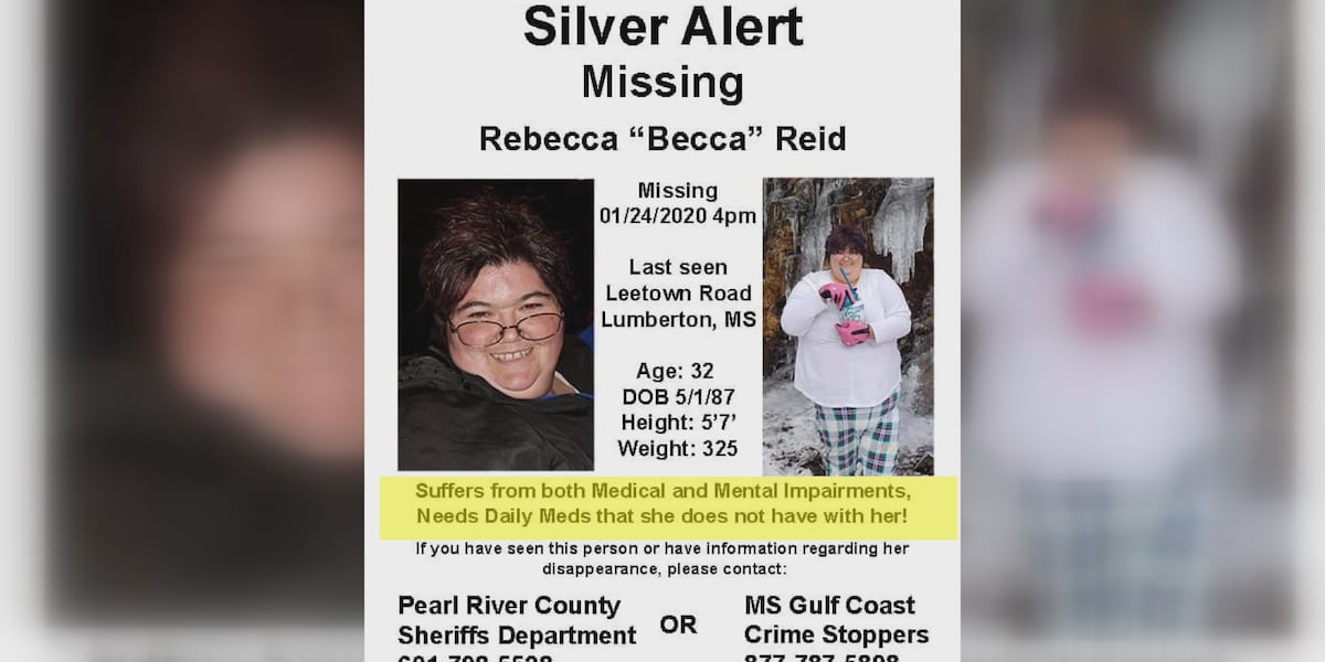 Rebecca Reed Cold Case: WLOX investigates the disappearance of Rebecca Reid