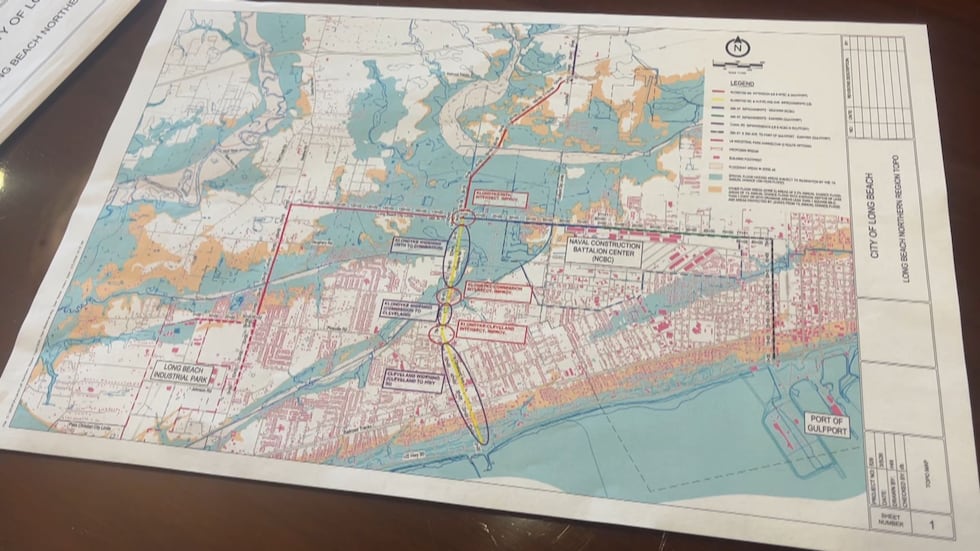 Longbow Development Plan Map Long Beach mayor proposes new road project aimed at easier access to ...