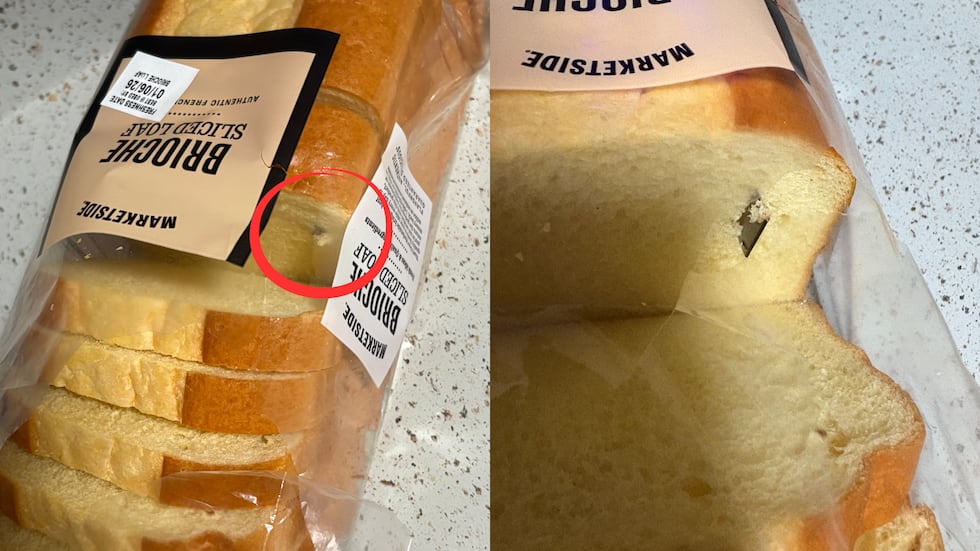 A WLOX viewer bought a loaf of bread from Walmart and found razor blades in it.