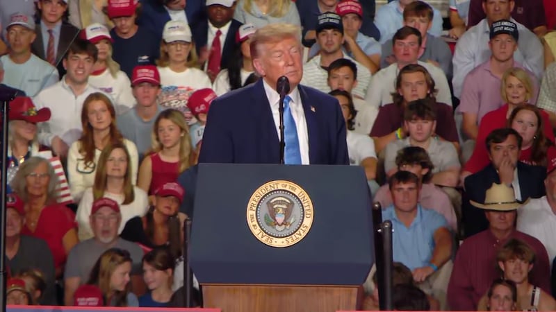 President Trump in Corinth, Mississippi