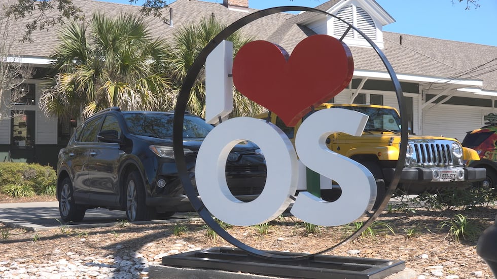 Το σήμα ILoveOS στο Ocean Springs.