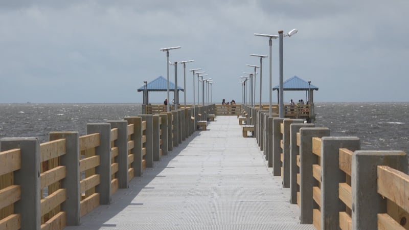 The Pascagoula Beach Pier officially reopened on Friday, May 22.