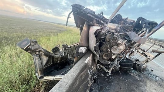 The crash happened at approximately 5 a.m., according to Mississippi Highway Patrol Trooper...