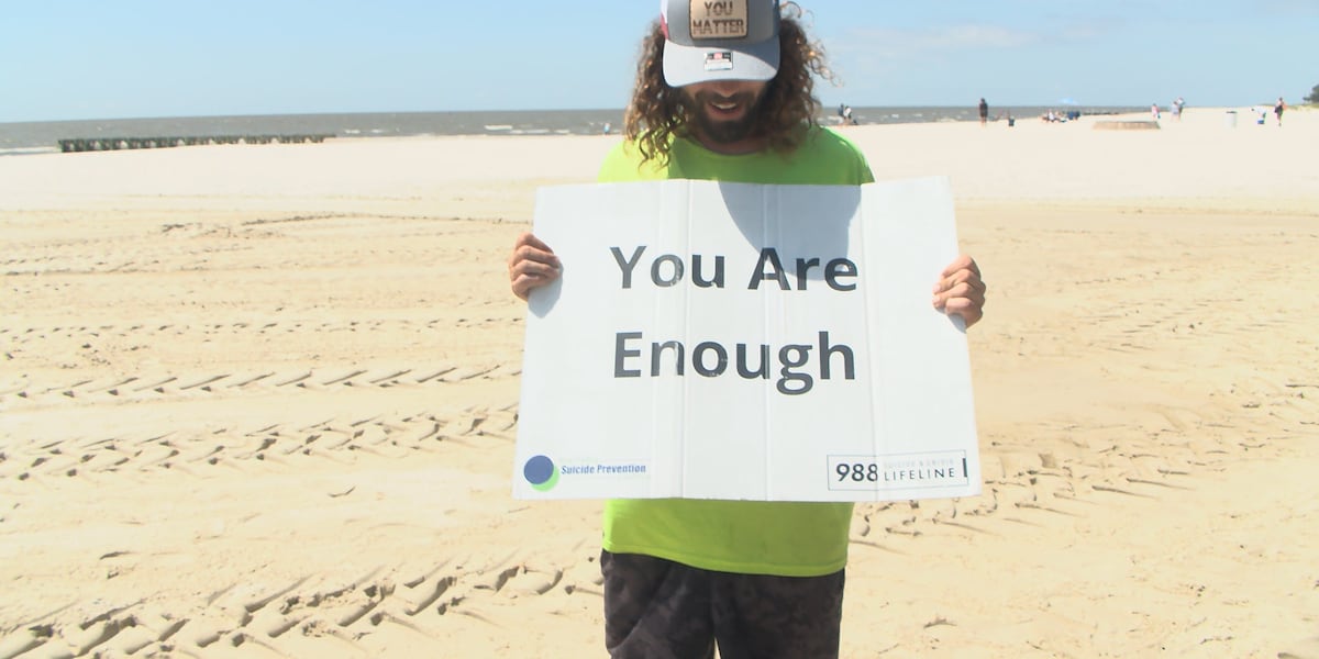 Florida man walks across America for mental health awareness, addiction recovery Florida man walks across America for mental health awareness, addiction recovery