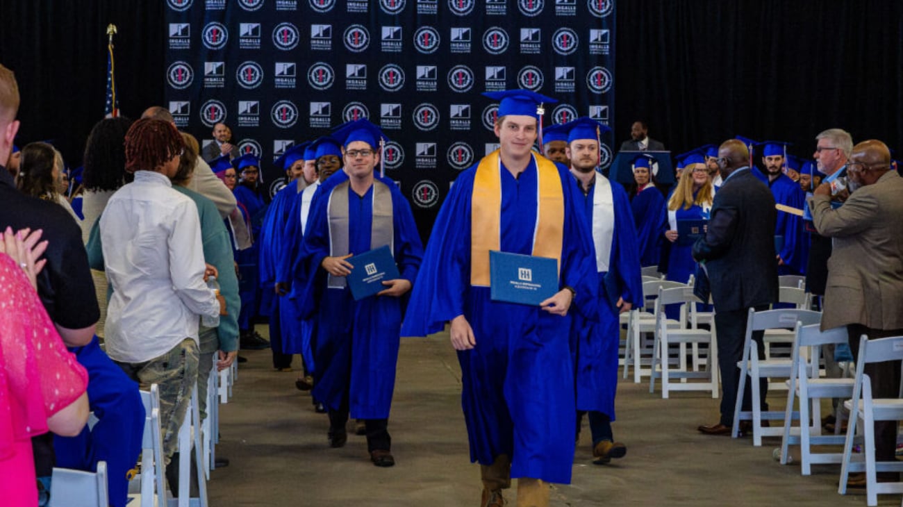 Shipyard Graduation Ingalls Shipbuilding graduates 70 apprentices in ceremony at Pascagoula ...