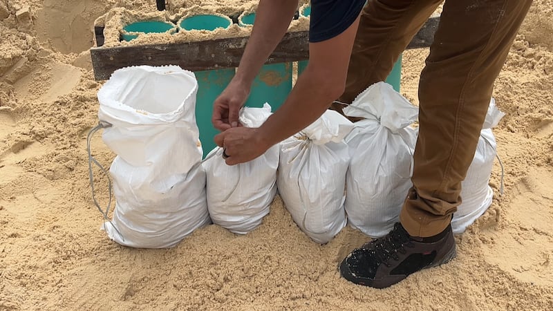 A list of sandbag locations can be found at WLOX.com.