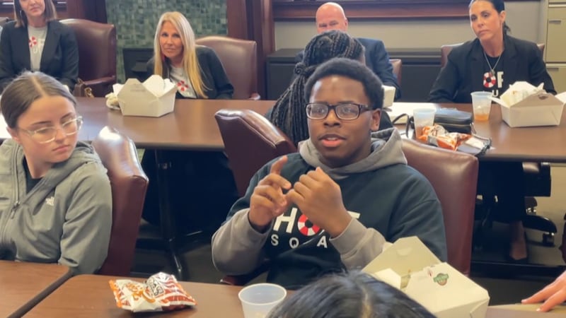 Gautier High School senior Elijah Hudson is the vice president of Gautier’s Hope Squad.