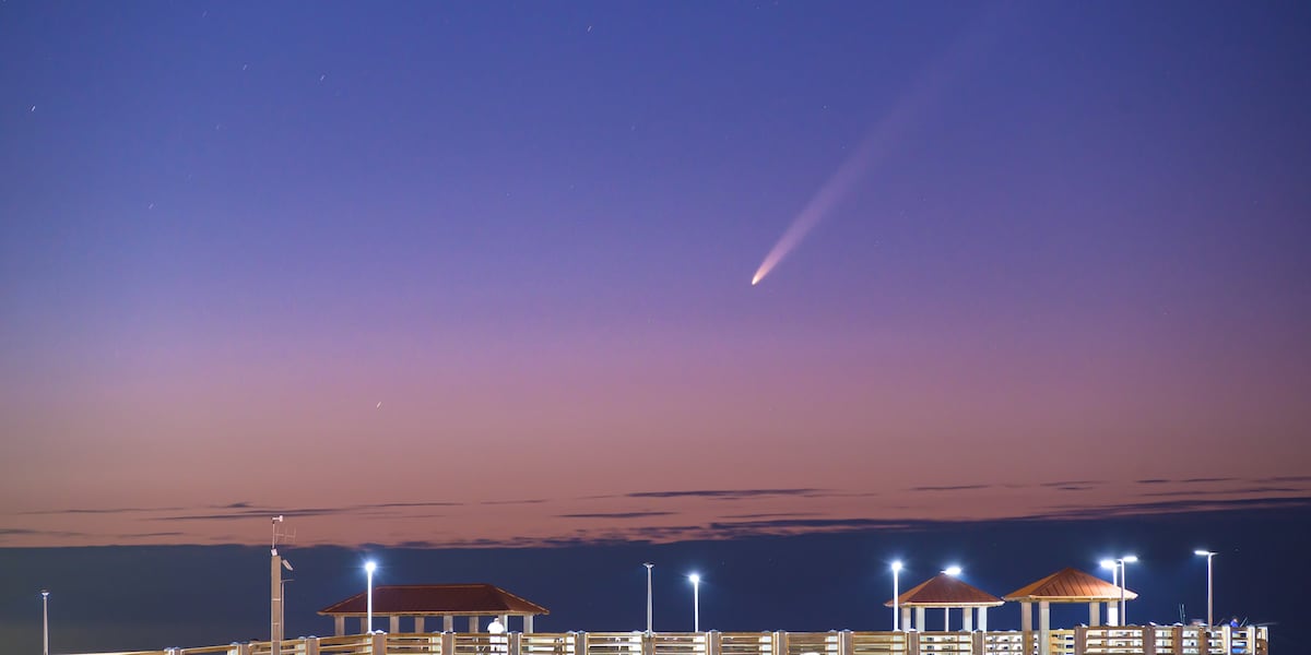 Comet spotted over South Mississippi more opportunities for viewing possible this month  WLOX Comet spotted over South Mississippi more opportunities for viewing possible this month  WLOX