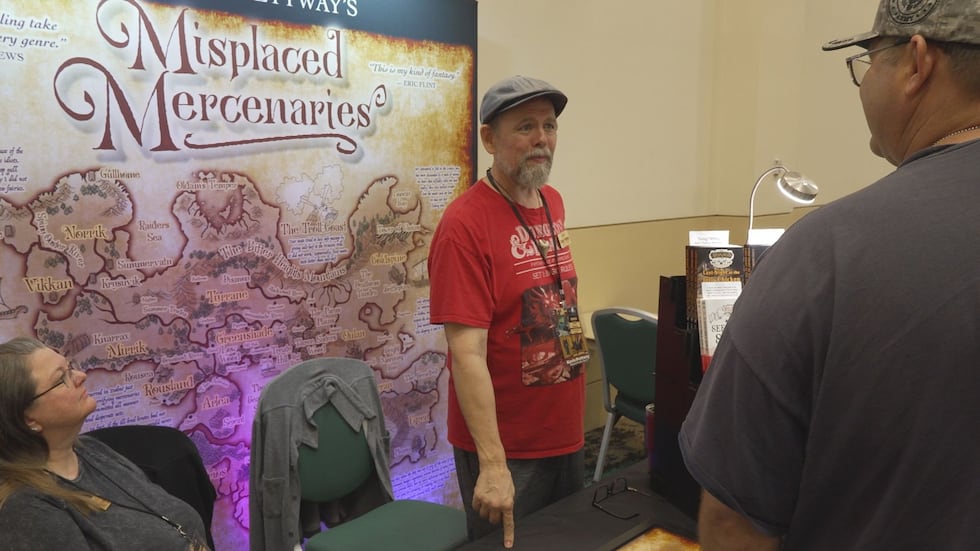 Kevin Pettway, an author from Jacksonville Florida, said this is his second year at Coast Con.