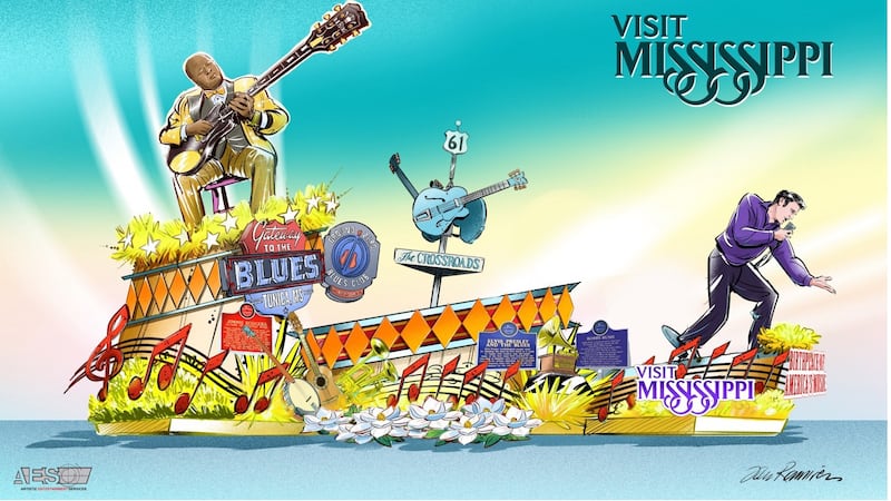Visit Mississippi unveils float ahead of 2025 Rose Parade
