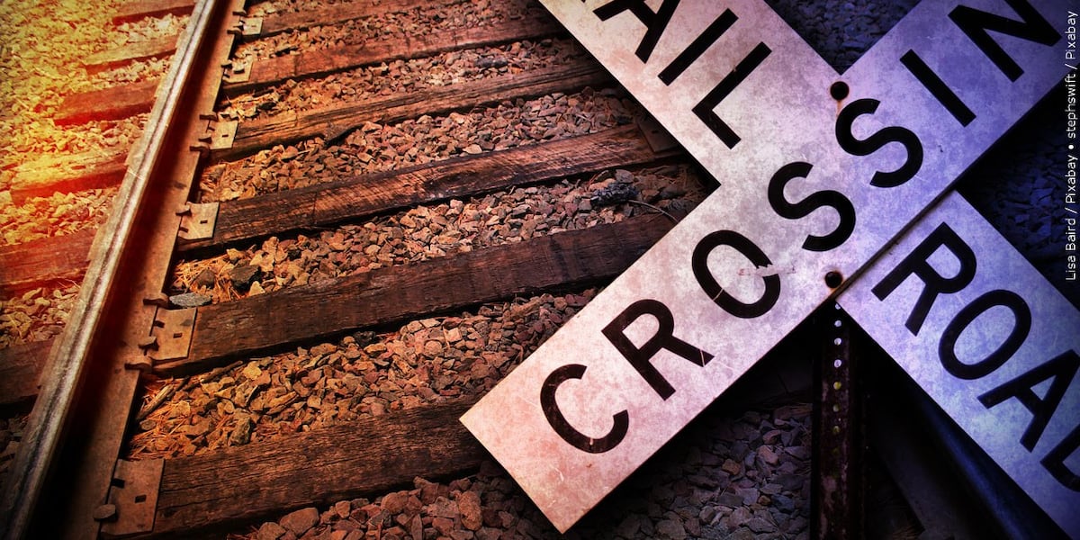 2 injured after driver attempts to cross tracks ahead of train, Biloxi Police say