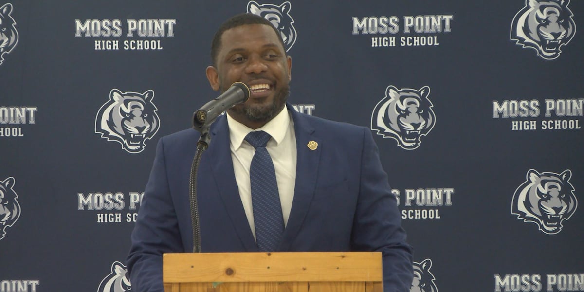 Moss Point Color Football Moss Point High School introduces new head football coach