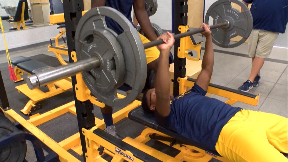 Gautier High School senior Chris Chandler is a power lifting state champion.