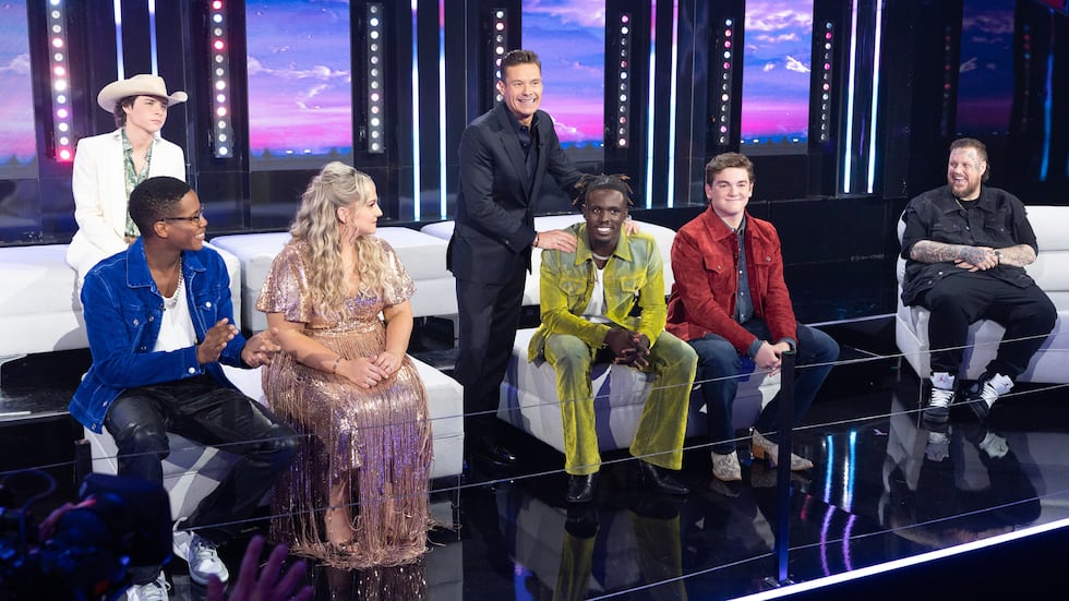 John Foster, Thunderstorm Artis, Breanna Nix, Ryan Seacrest, Jamal Roberts, Slater Nalley,...