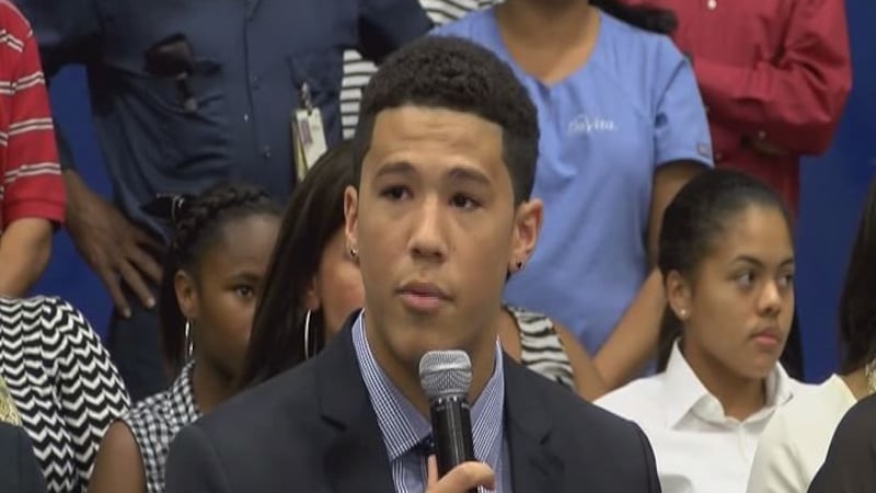 Devin Booker drafted 13th overall by Phoenix Suns