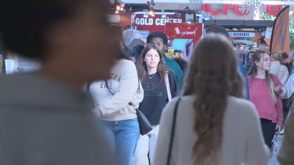 Shoppers are turning out across America, including Edgewater Mall in Biloxi, looking for...