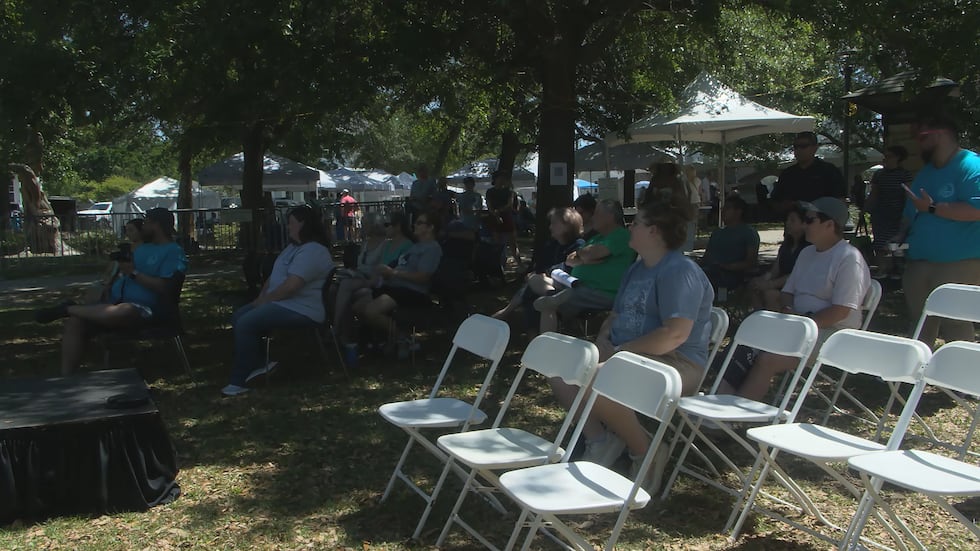 Students from Biloxi High School and Barton Academy in Mobile designed and wore outfits built...