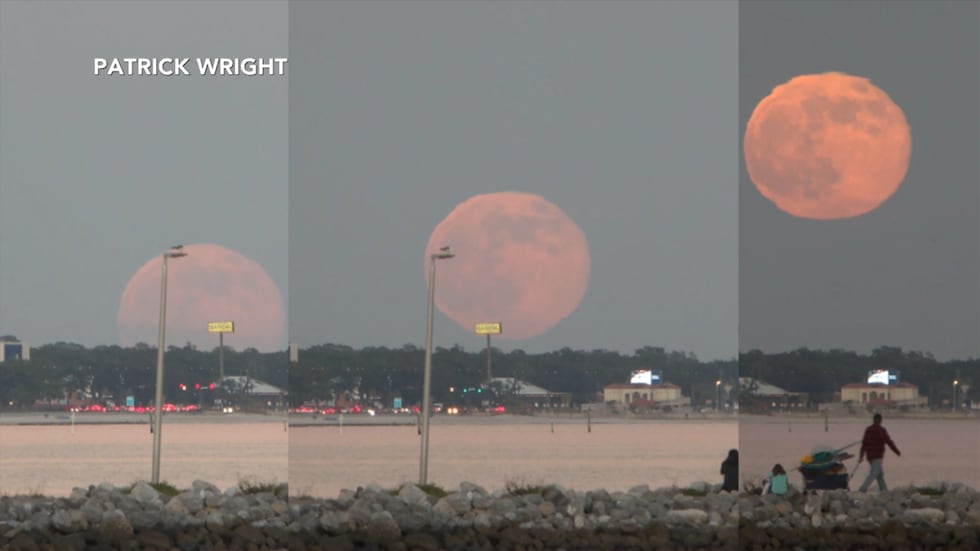 WLOX Photographer, Patrick Wright captures a remarkable timelapse of the full November...