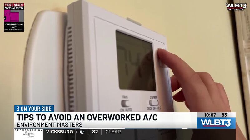 How to avoid overtaxing your A/C amid heat wave
