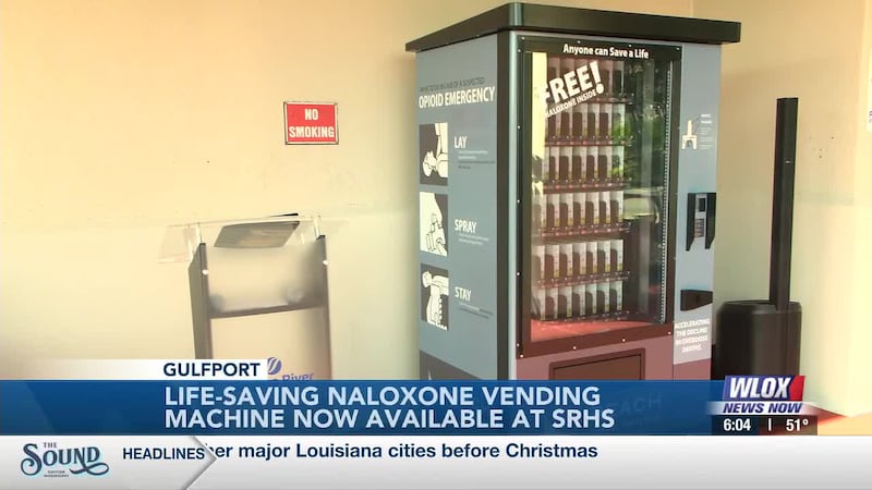 The innovative machine dispenses a medication that can reverse an opioid overdose.